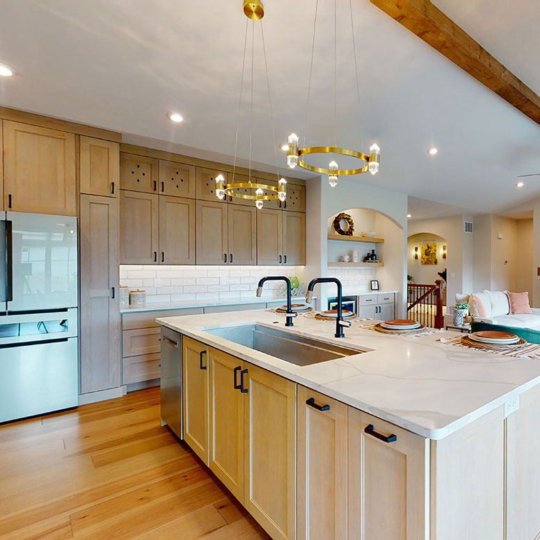 Gourmet kitchen