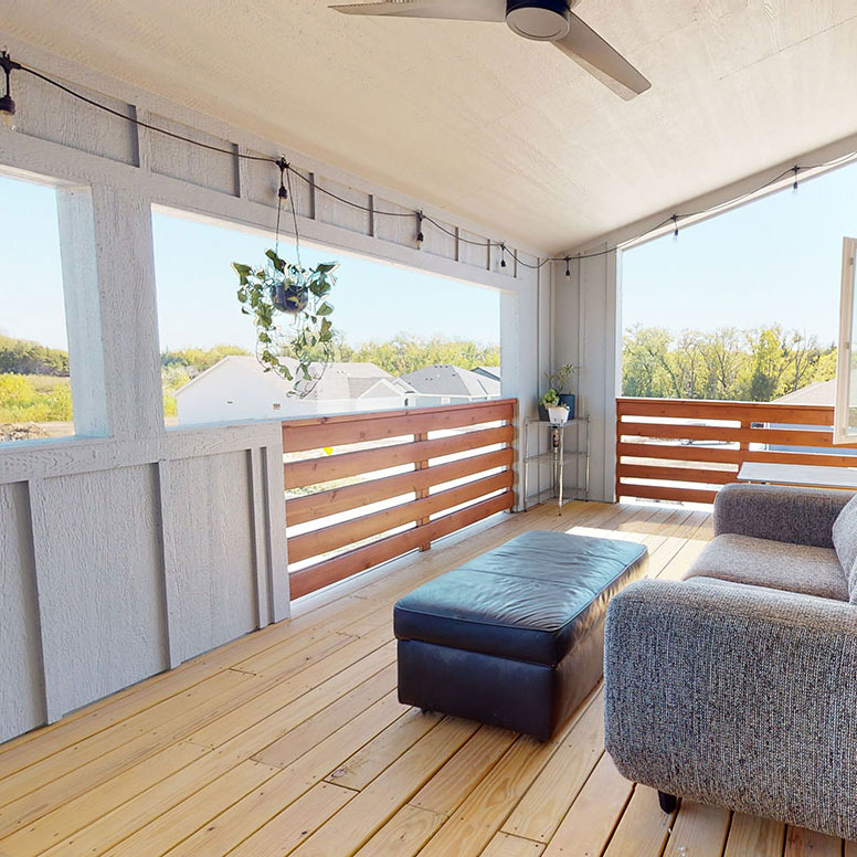 Beautiful Wooden Porch