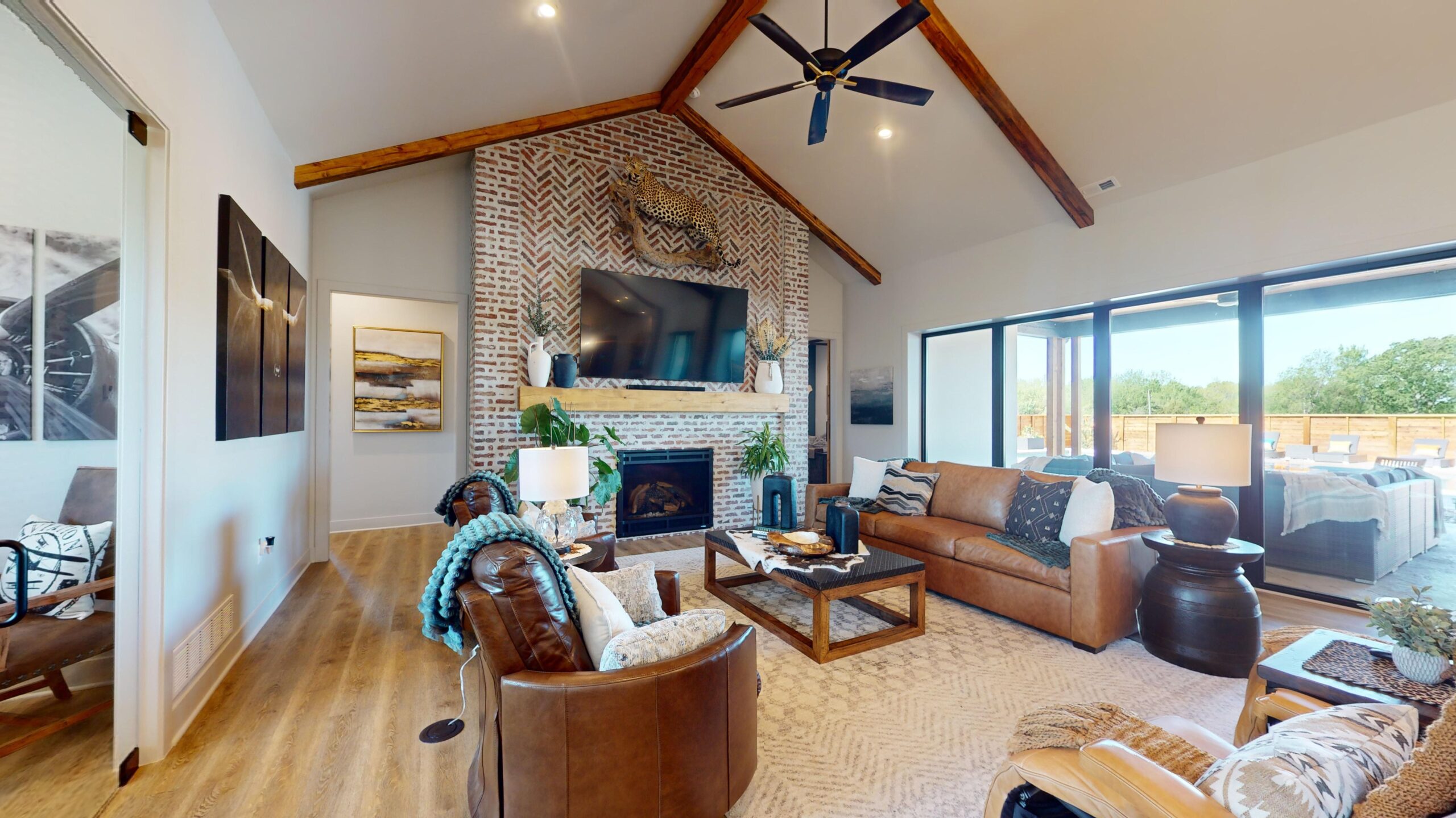 Inside of a ICF home using commercial contractors in Manhattan