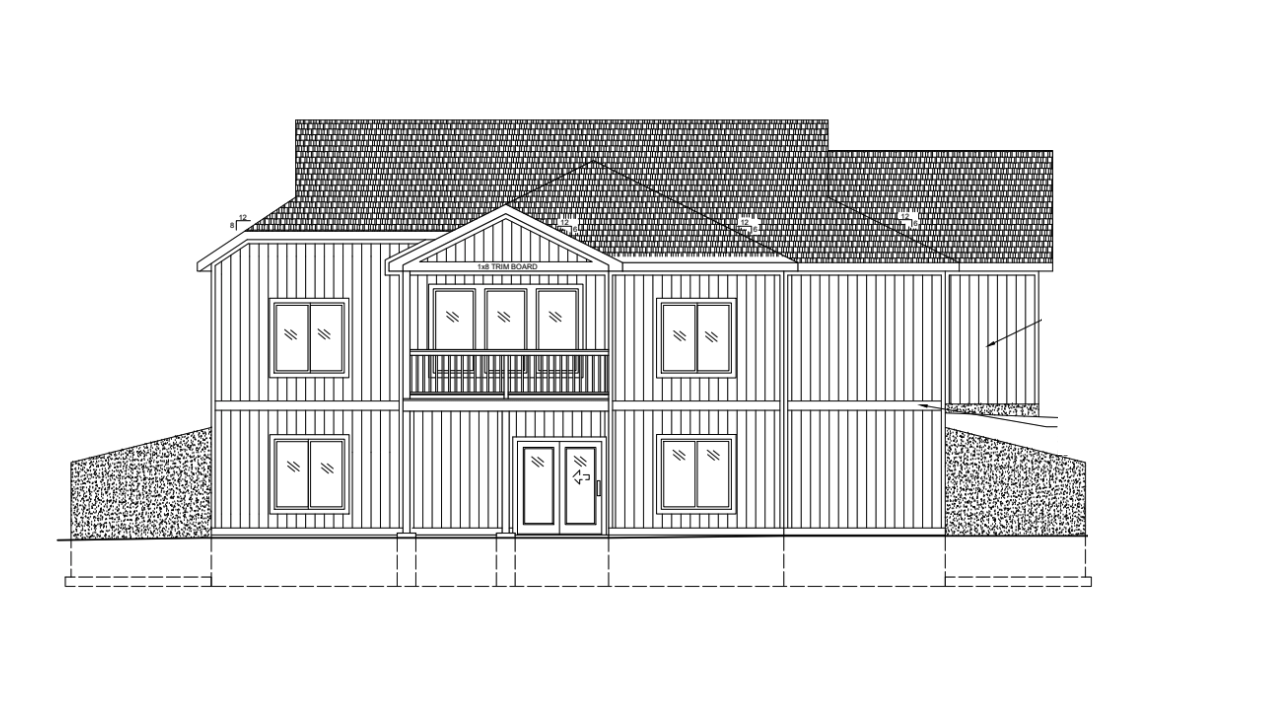 Waldron GL Back Elevation