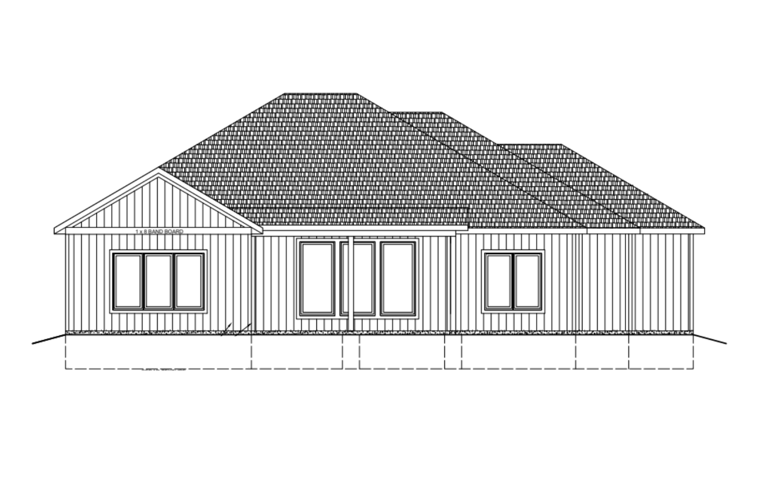 Hesstion I Rear Elevation