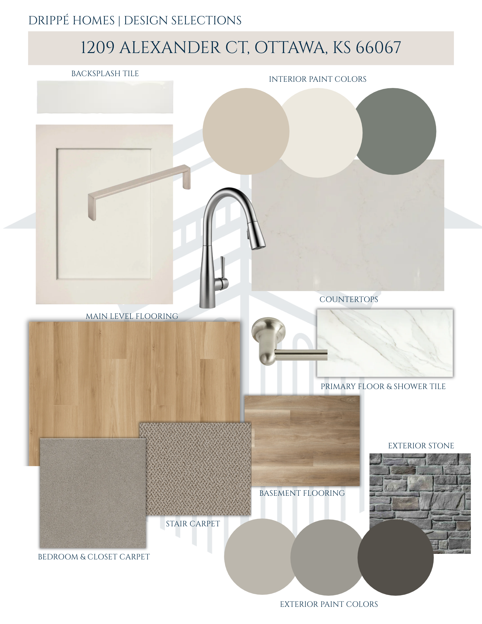 Design Sheet – Lot 6, 1209 Alexander Ct (2)