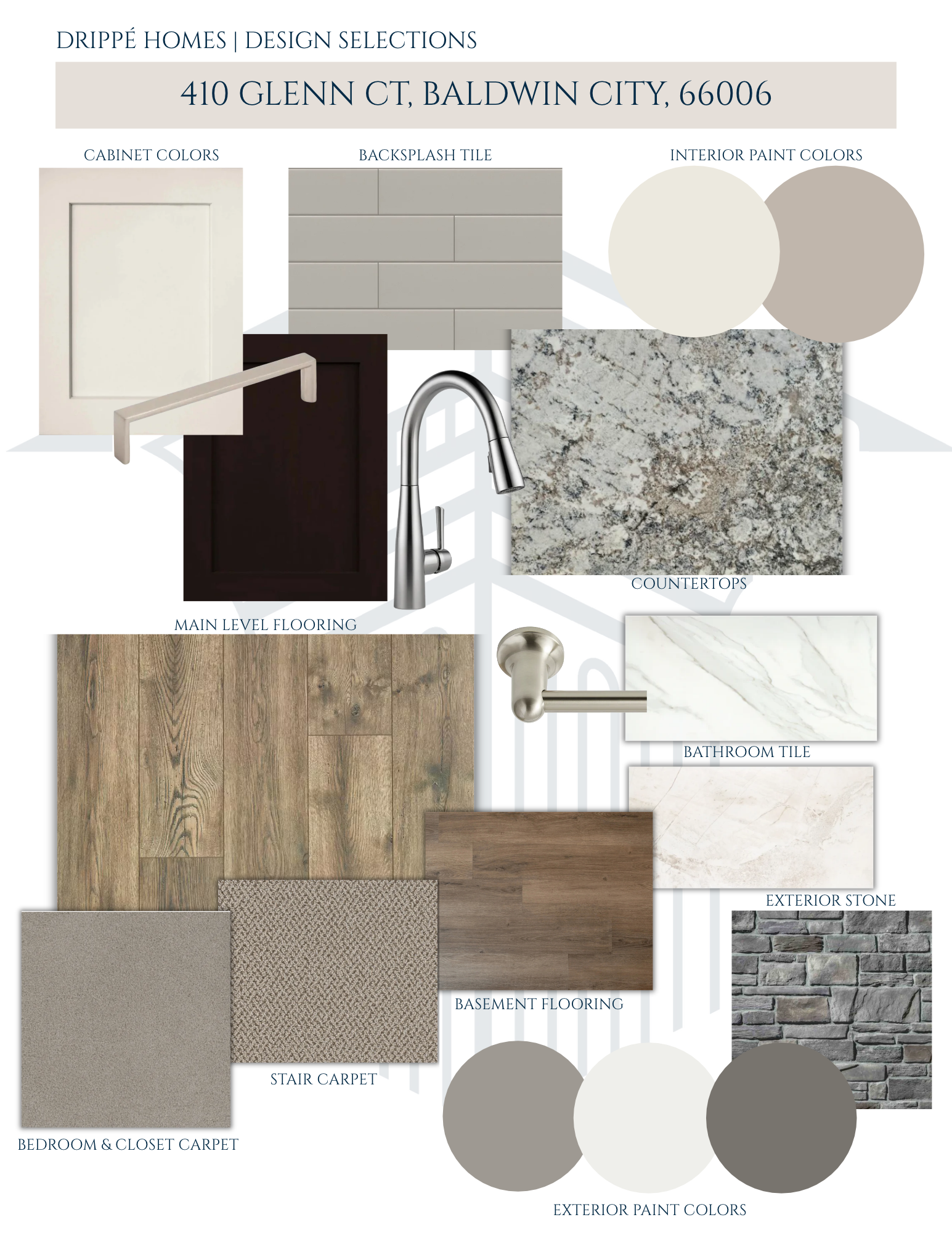 Design Sheet – 410 GLENN CT